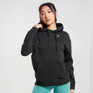 Gymshark Women's Black Hoodie Small